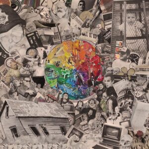 DOUGIE POOLE – ‘The Rainbow Wheel Of Death’ cover album